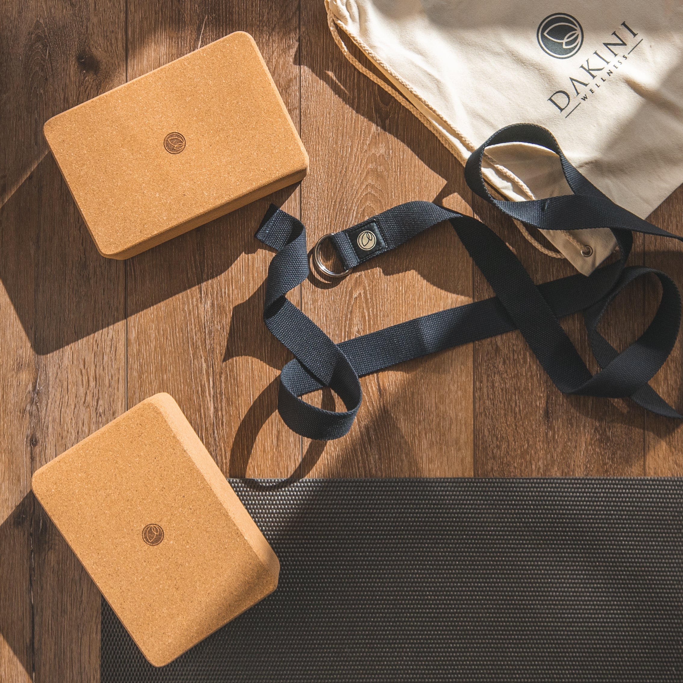 Dakini Wellness Cork Yoga Blocks 2 Pack